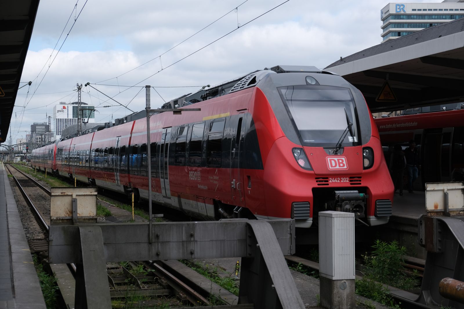 Региональный поезд в Германии для поездок по Deutschlandticket
